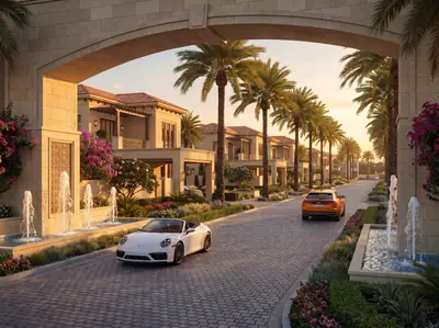 Community arrival and streetscape